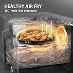 TOSHIBA Countertop Microwave Oven Air Fryer Combo, Inverter, Convection, Broil, Speedy Combi, Even Defrost, Humidity Sensor, Mute Function, 27 Auto Menu&47 Recipes, 1.0 cu.ft/30QT, 1000W - Image 2