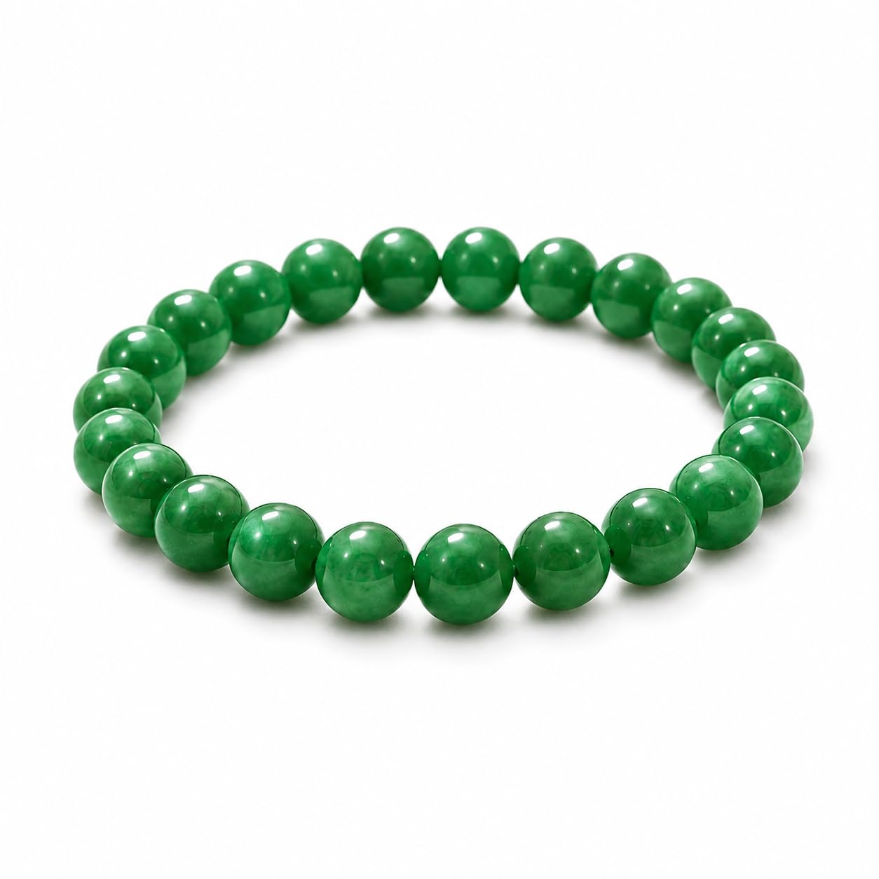 avyaan Strand Green Stone Unisex Natural Bohemian Earthy Mineral Crystal Adult One Size 10 Grams No Metal 10 Centimeters Jade Bracelet-picture-34