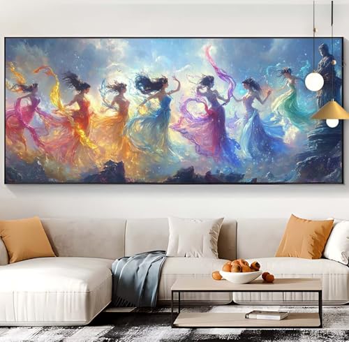 Broderie Diamant Complet Kit 60x130cm - Diamond Painting Enfant et Adulte Loisirs Créatifs Maison