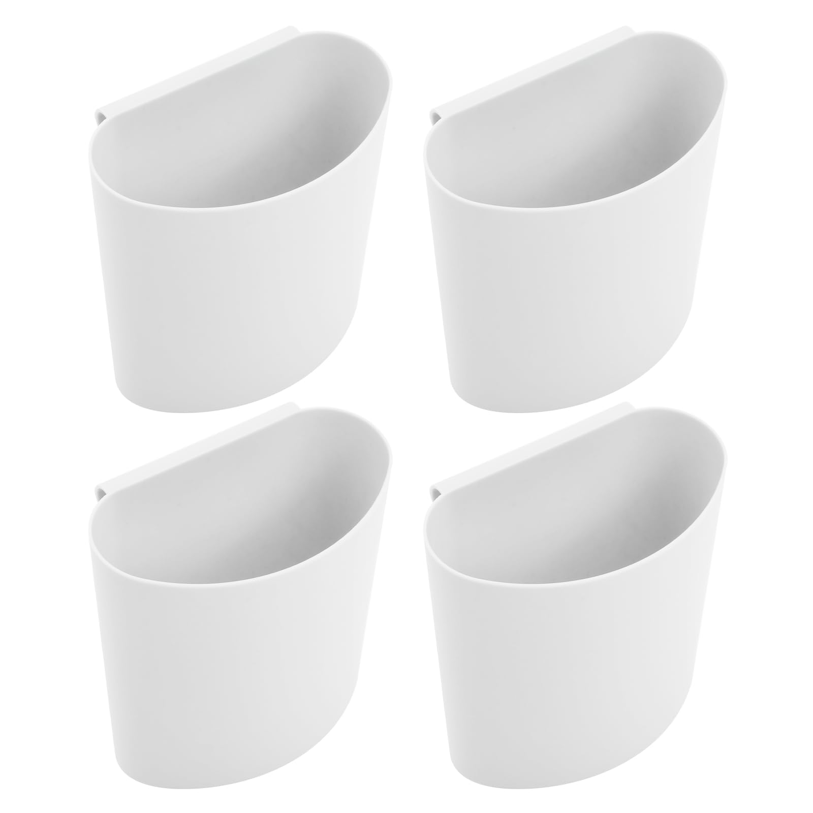 Hggzeg Portapenne bianco scatola portaoggetti multifunzionale organizer da scrivania per scrivania portapenne per scuola, casa, ufficio, forniture artistiche (PB12 bianco