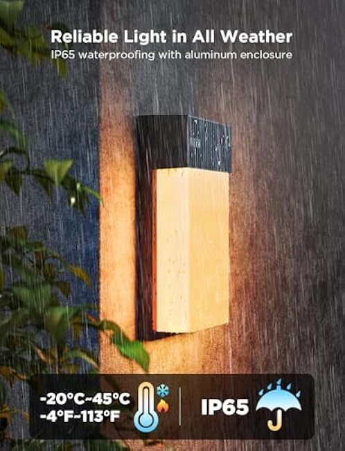 Govee Outdoor Wall Light Porch Lights Outdoor, 2 Pack