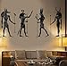 Liwendi Grande Decorazione Della Parete Egiziana Camera Degli Dei Egiziani Adesivo Arte Del Vinile Rimovibile Poster Moderno Ornamento Murale   80 * 42 Cm