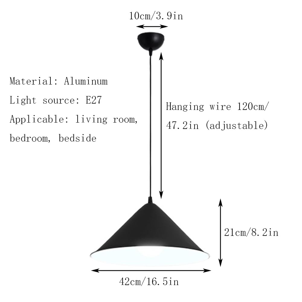 Lampada A Sospensione Nordica Affusolata, Minimalista In Metallo