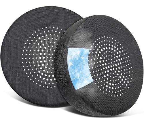 Image of SOULWIT Replacement Ear Pads Cushions for Jabra Evolve 65 /40 /30 /20 Headphones, Earpads for Jabra Evolve 65UC 65MS / 40UC 40MS / 30US 30II / 20SE 20UC 20MS Headset - Evolve 65 CG Black