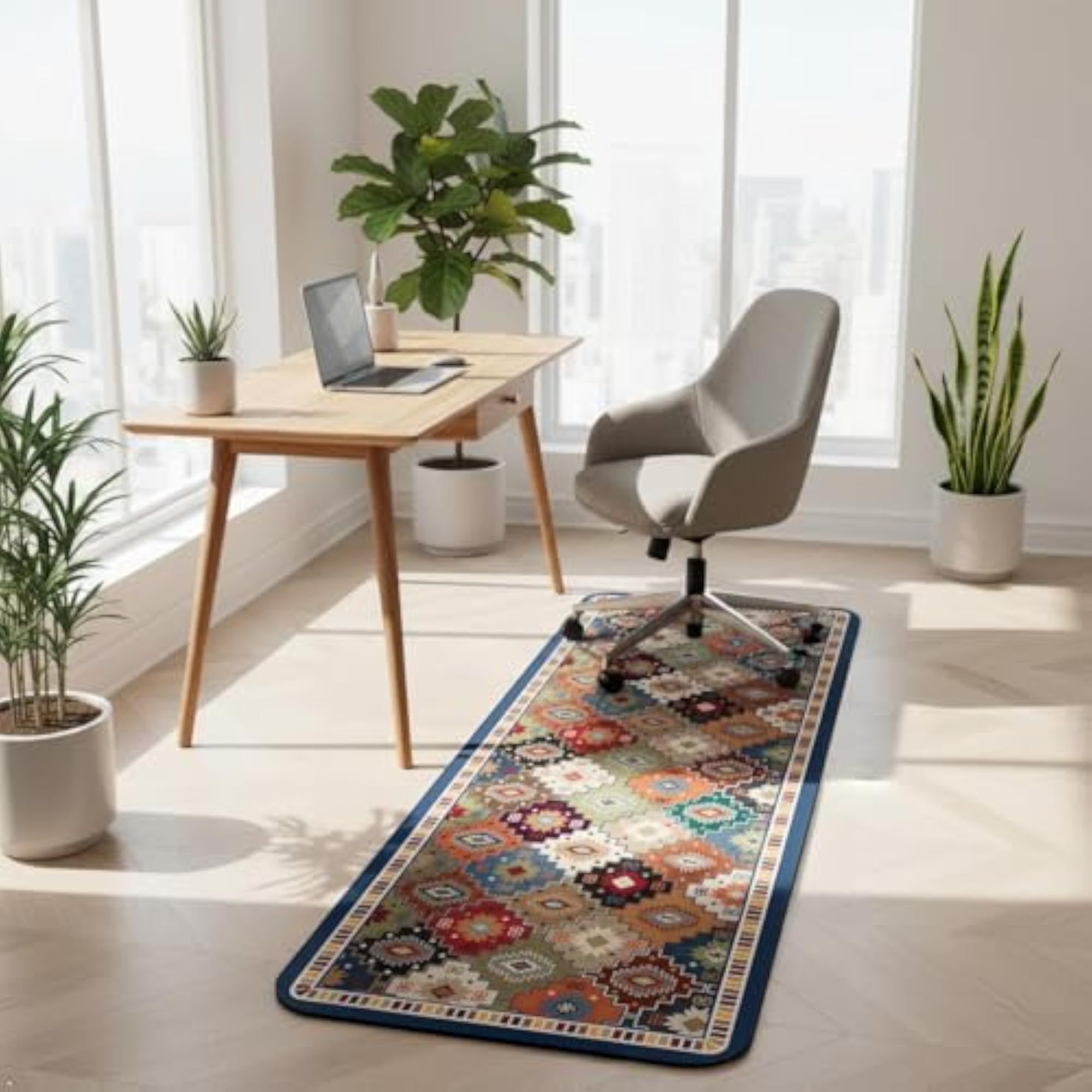 Waterproof Anti-Fatigue Kitchen Rug Set, 2 Piece