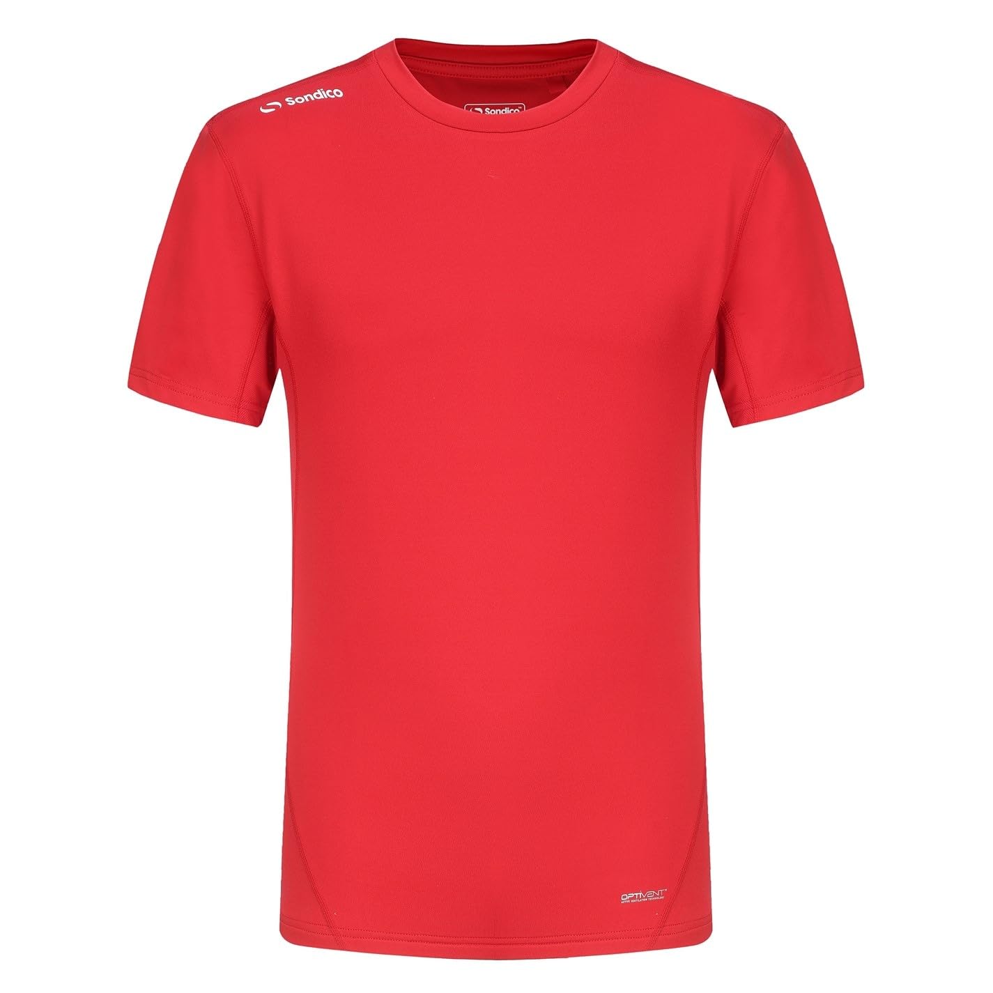 Sondico Mens Core Base Short Sleeve Baselayer Top Red L