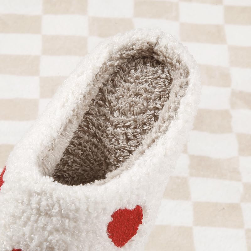 Image of Comfy House Slippers For Women Men, Ladies Fuzzy Bedroom Slippers,indoor Outdoor Memory Foam Shoes