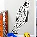 Michael Jackson Danse Art Mural Pour Décorations De Salon Bricolage Vinyle Stickers Muraux Fans De Musique Décalcomanies Pour La Maison
