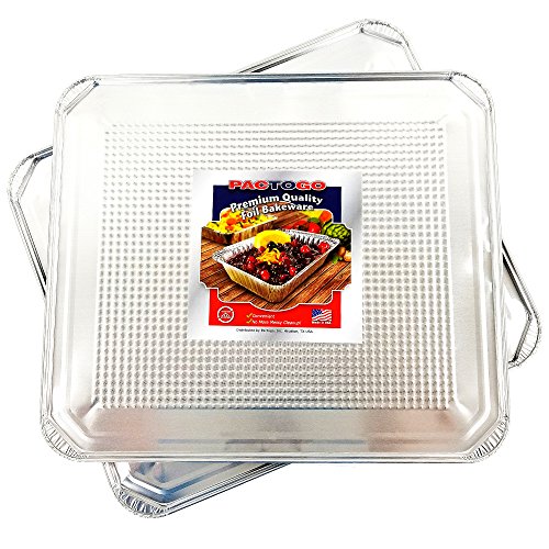 Pactogo Aluminum Foil Oven Liner Sheet Pan 20/Pk - 18" x 15" Disposable Sheets (Pack of 20) - Thumbnail 3