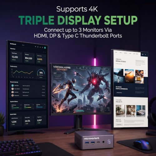 Image of coreX Prime Mini PC | i3-1215U 12th Gen, Triple 4k Display Support, 16GB DDR4, 512GB NVMe SSD, UHD Graphics, WiFi 6 | Windows 11 Pro