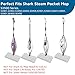 F Flammi Heavy-Duty Steam Mop Replacement Pad for Shark Steam Pocket Mop S3501 S3601 S2901 S2902 S3550 S3801 S3901 SE450 S3601D S3901D for All Hard Floors Soft Scrub Mop Pad for Shark