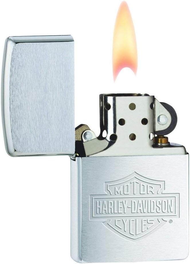 Personalized Harley-Davidson Zippo Lighter - Windproof Metal Lighter With Free Engraving