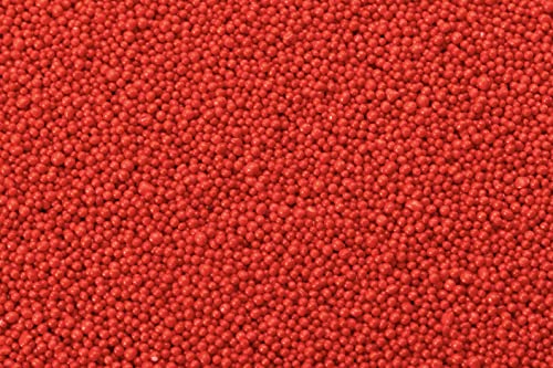 Red Nonpareils-Dairy Free,Gluten Free,Egg Free,Vegan,Soy Free,Nuts Free,Kosher,Cakes,Cupcakes,Cookies,Toppings,Sprinkles For Baking,Decorating,Jimmies,Large,Bulk Candy,Sugar Shapes, #TOP5