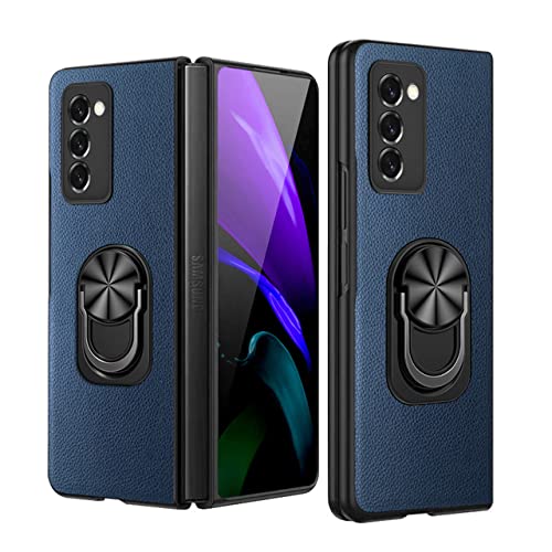 Étui anti-empreintes digitales Samsung Z Fold 2 housse fine antichoc en cuir