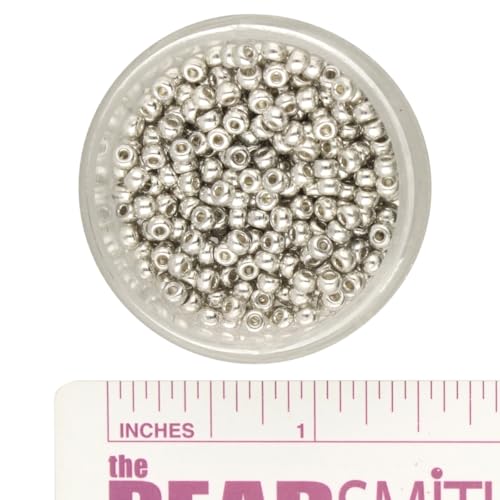 Miyuki Round Seed Bead Size 8/0 22g-tube Galvanized Silver2