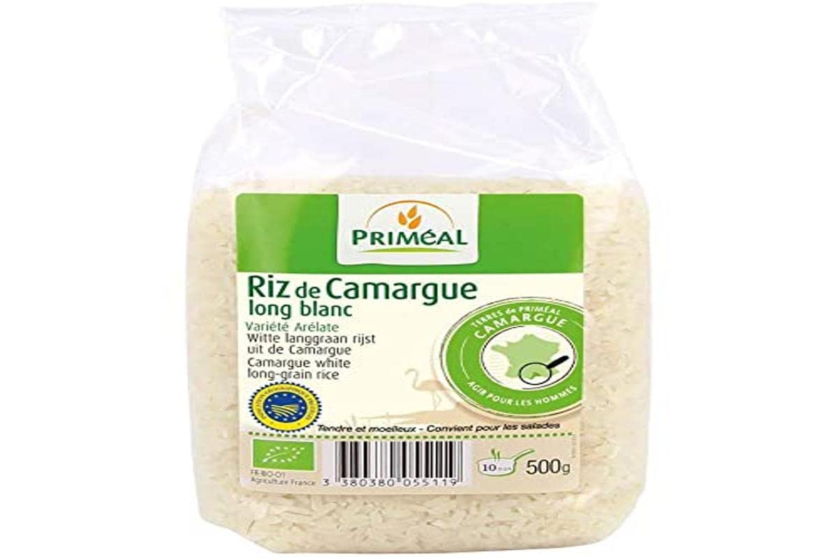 Priméal - BIO - Riz de Camargue Long Blanc 500 g
