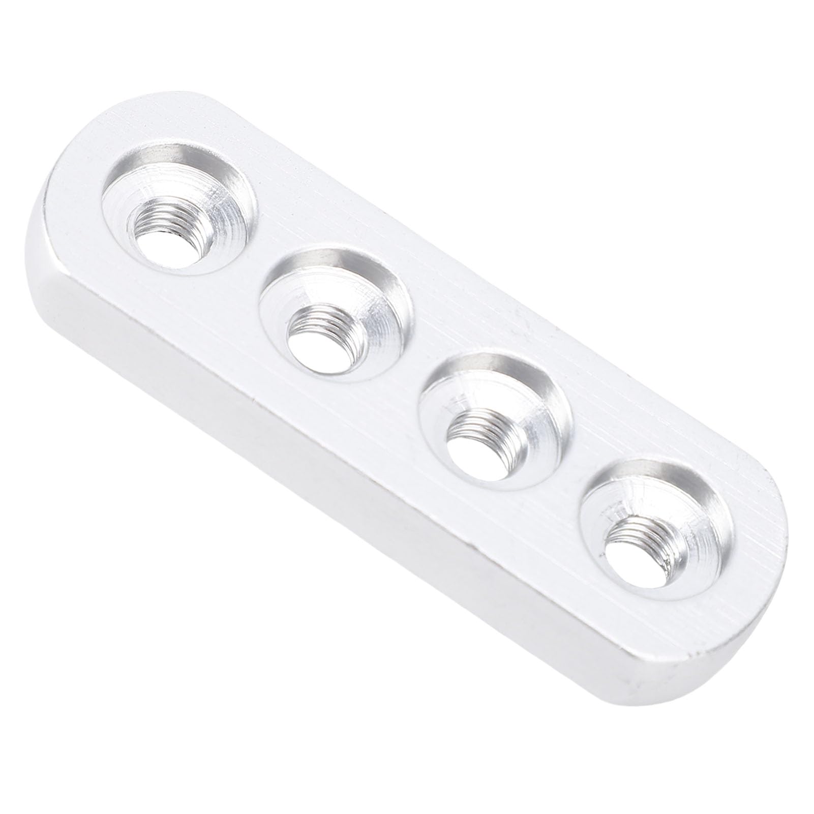 Aluminum Alloy Motorcycle Steering Damper Stabilizer Mount, Sfor Scooter Electric Bike, Simple Installation Without Hassle (Silver)