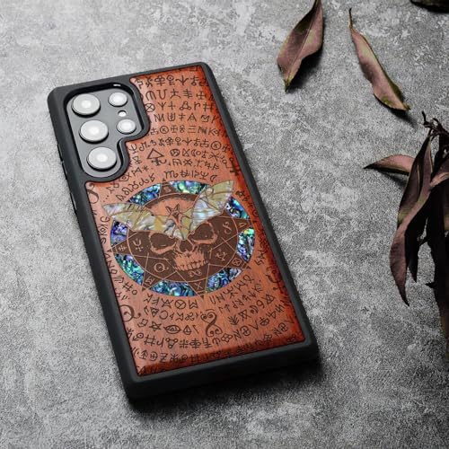 Coque Galaxy S23 Ultra compatible induction avec étui bois et gravure laser - 3