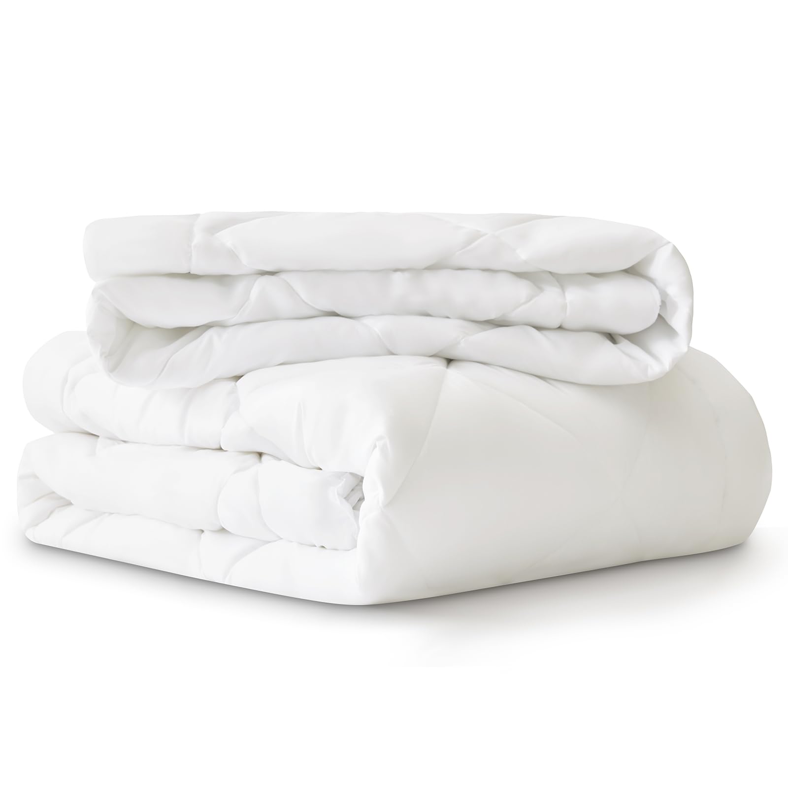 CozyLux Piumino Letto Matrimoniale 4 Stagioni 220x240 cm Microfibra, Set Piumino Estivo 150gsm 240x220 + Piumino Primaverile/Autunnale 300gsm 220 x 240 = Piumone Matrimoniale Invernale 450gsm, Bianco