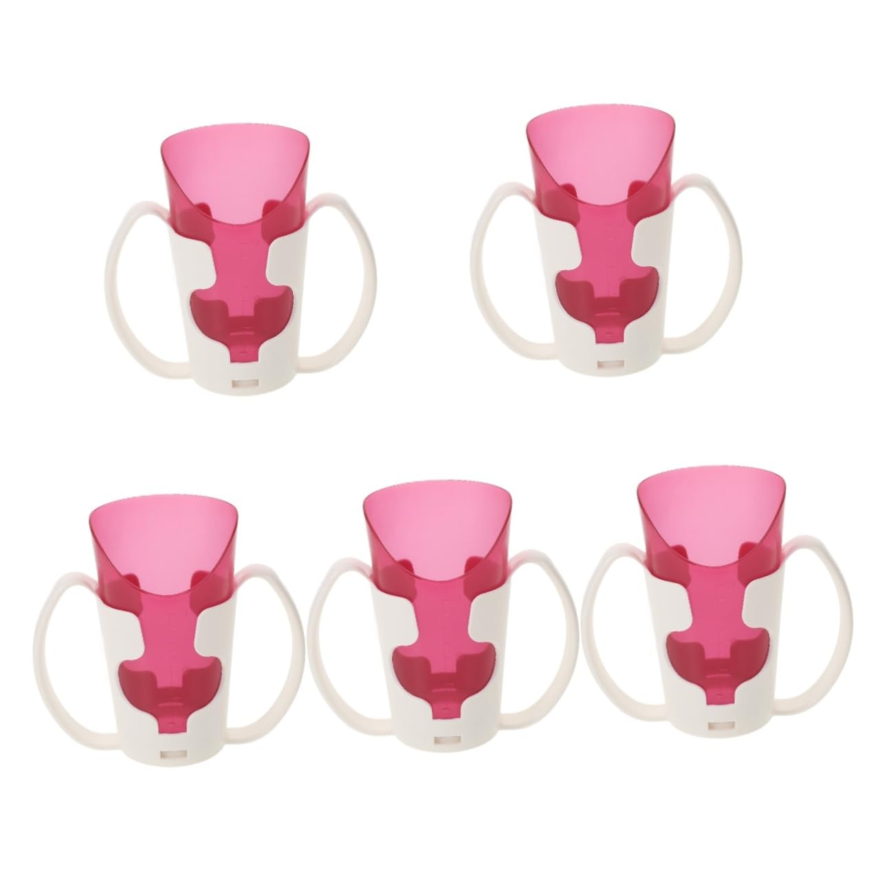 Ciieeo 5 Piezas Taza De Cuidado De Ancianos Copa De Rehabilitación Disfagia Tazas Taza De Hospital con Tapa Copas De Estadio Taza De Bebida De Maternidad Taza De Avena Bol