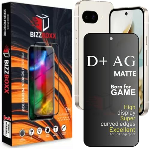 Image of Compatible With Google Pixel 9A D+ AG Matte Tempered Glass Screen Guard Protector Anti Fingerprint Gaming Special With Camera Cut (Pixel 9A - 6.1 Inch)- Pack of 1