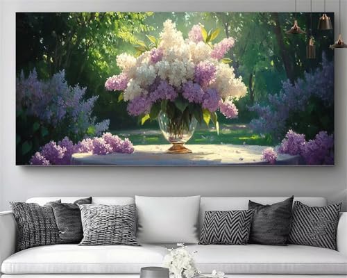 Diamond painting XXL 70x210cm fleur broderie diamant kit complet adulte