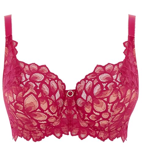 Image of Panache Women's Allure Full Cup Bra - Sheer Lace with Side Sling & Power Mesh Support