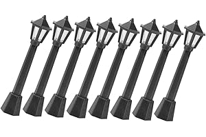 8pcs Christmas Village Platform Miniatures Kit