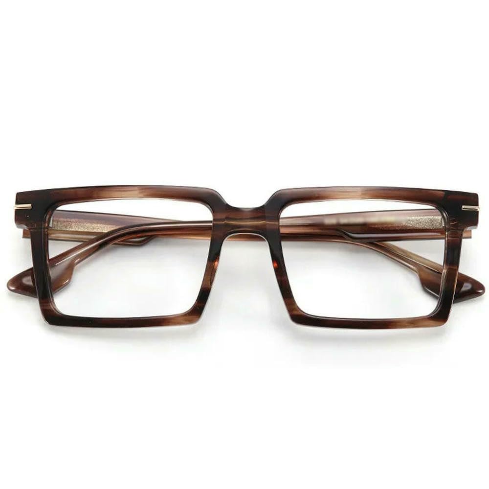 JJDFW duży rozmiar octan męskie oprawki okularów prostokątnych okulary optyczne moda styl retro okulary do jazdy