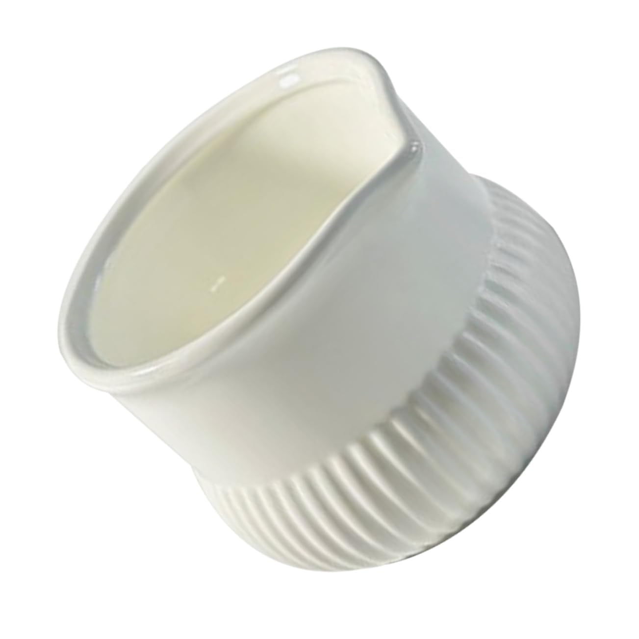 GRIRIW Ceramic Dispenser Mini Pitcher Porcelain Milk Jug Vintage Design Easy Clean