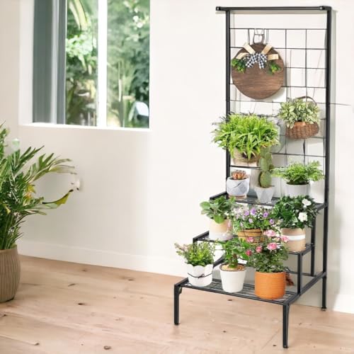 ecofynd Bloom Plant Stands for Outdoor Balcony, Flower Pot Stand ...
