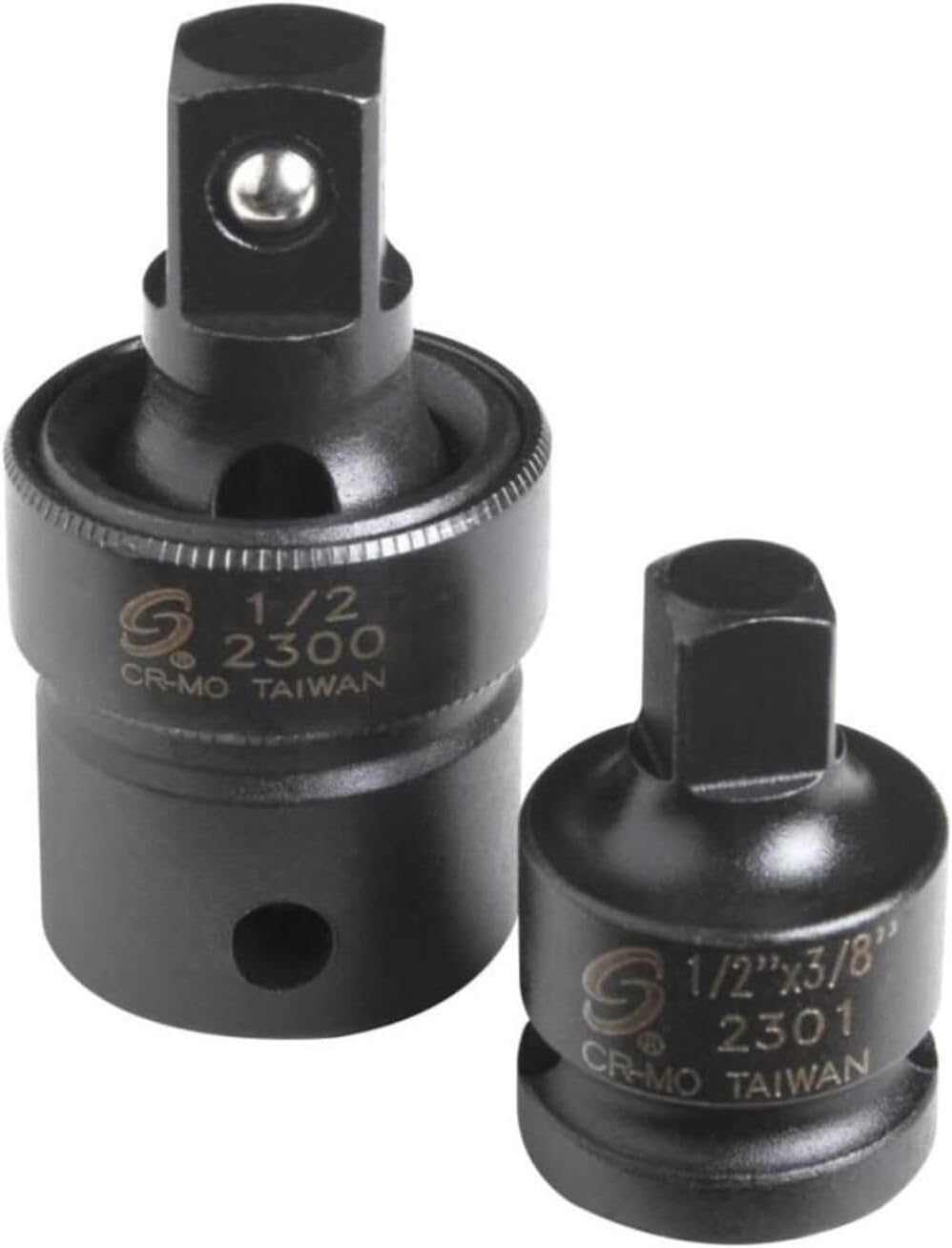 Sunex Tools Impact Universal Joint and Adapter Set — 2 Pcs, 1/2in. Size, Model# 2300SE