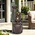 Autodaya 40" H Overszied Outdoor Water Fountain with LED Lights and Pump, Cascading Pitchers Farmhouse Garden Fountain Waterfall for Patio, Porch, or Yard
