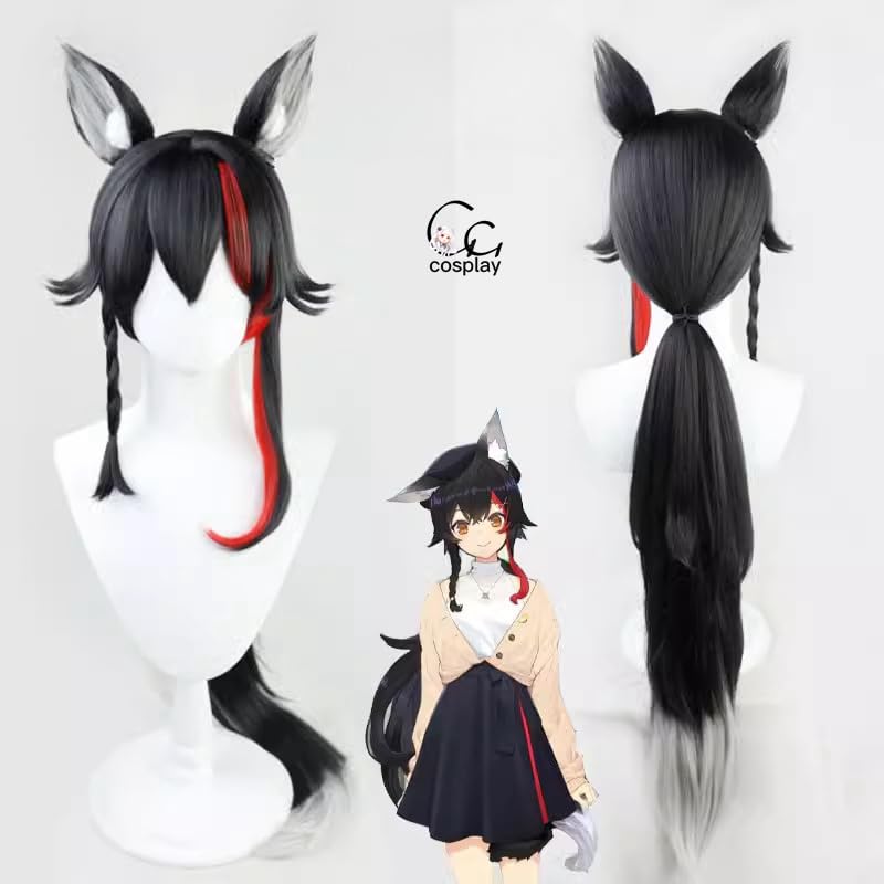 Amazon.co.jp: GGcosplay☆ VTuber 大神ミオ コスプレウィッグ ネット