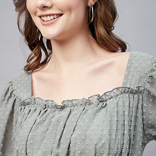 Image of Marie Claire Women's Polyester A-Line Midi Casual Dress