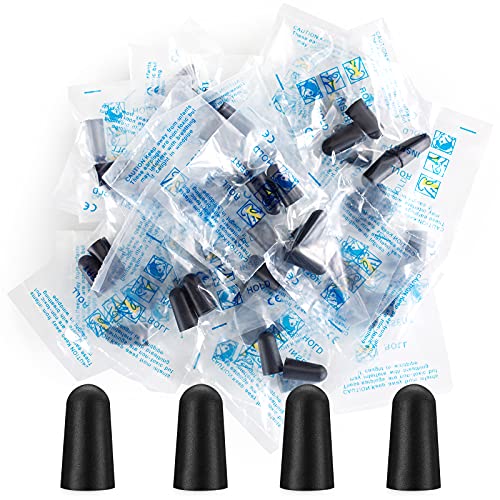 50 Pairs Earplugs For Noise Cancelling Individual Bagged Foam Earplugs For Sleeping Work Snoring Sound Blocking Construction Loud Noise Reducing Earplugs #TOP2