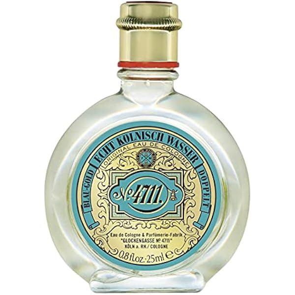 4711® Echt Kölnisch Wasser | Eau de Cologne 25 ml klasyczny zapach w butelce na zegarki – charakterystyczny zapach, który zapewnia czyste odświeżenie – unisex, kojąca dla ciała, umysłu i duszy