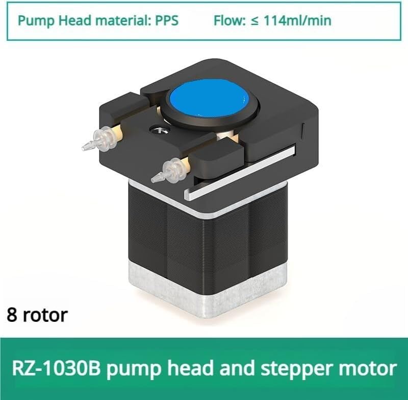 Bomba peristáltica con motor de 17 pasos - Caudal de 183 ml/min, for aplicaciones ambientales y de laboratorio(PPS-8 Rotors+Stepper motor)