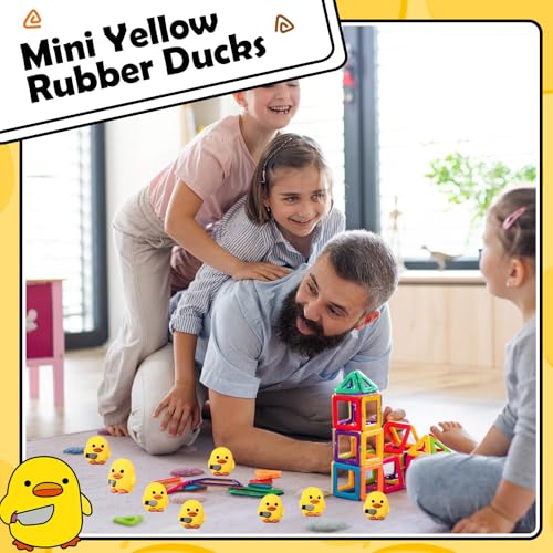 Image of Gejoy 50 Pcs Mini Rubber Ducks Holding Knife Cute Small Rubber Ducks Funny Evil Car Dashboard Ornaments Assorted Figurines Bulk for DIY Crafts Birthday Gifts Holiday Party Favors