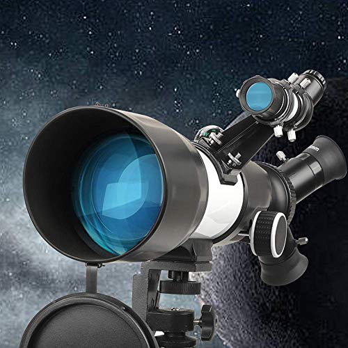 Telescopio astronómico refractor 80 mm apertura 400 mm con trípode y montura para smartphone miniatura 2