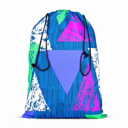 Image of ArtzFolio Mixed Triangled D1 | Reusable Sack Bag | Bag for Gym, Storage, Vegetable & Travel