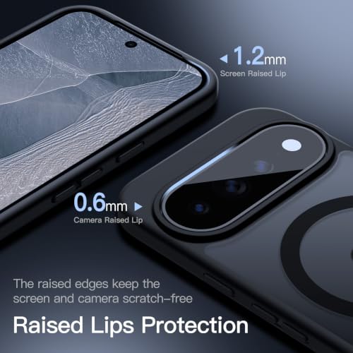 Image of JETech Magnetic Matte Case for Google Pixel 11 Pro XL, Black