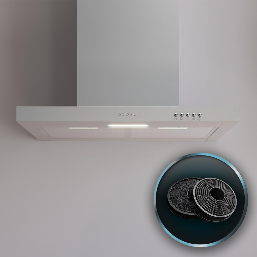 Cecotec Bolero Flux TM 703500 Okap 70 cm 350 m3/h 70W Stal nierdzewna