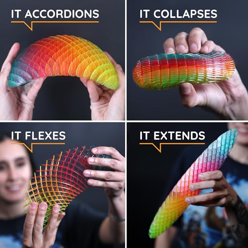 Morf Fidget Worm Toy - Flexible 3D Sensory Slug Figgy Toy for Kids, Teens, and Adults – Stretchy, Quiet, Stress and Anxiety Relief, Focus - For Play, School, Work Gifts, Great For Classroom and Office - Image 4