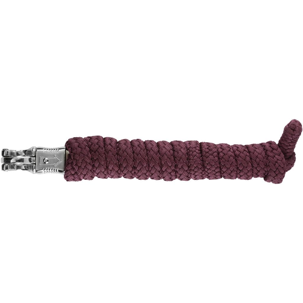 USG Lead Rope with Panic Hook, 2 meter, Burgundy