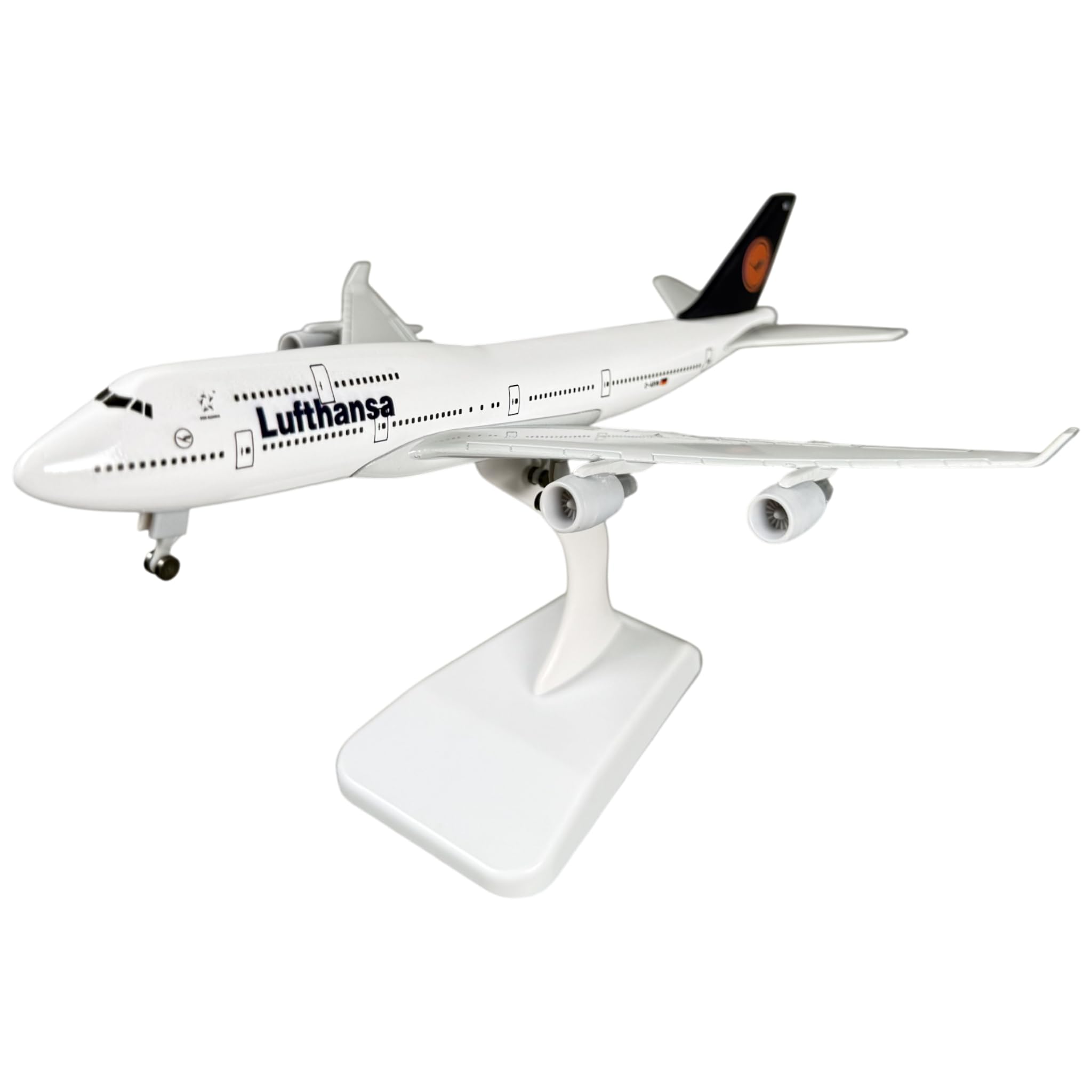 Lufthansa Boeing 747 Diecast Metal Aircraft Model Plane Gift - 1/350