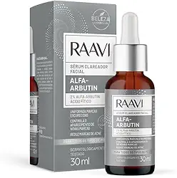 Sérum Facial Clareador Alfa-Arbutin Raavi 30ml