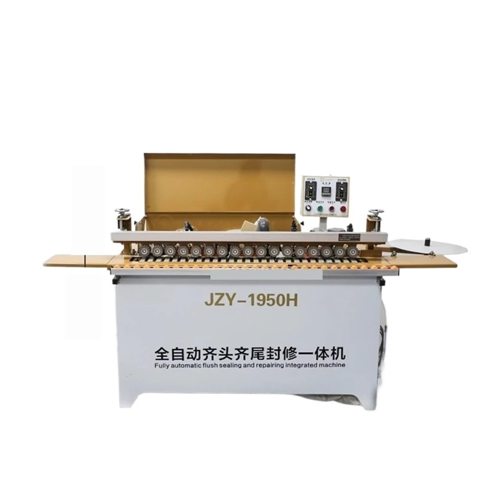 Fully Automatic Align Head and Tail Sealing and Polishing Edge Banding Machine Saw Table Mini Woodworking Speed and Efficiency Improvement(B 130cm)