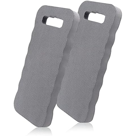 Hortem Thick Kneeling Pad, Waterproof and Comfortable Garden Knee Pads, Multi-Functional Kneeler Pad for Gardening, Baby Bath, Yoga, Praying and Exercise (Grey-2 Pack) Cover