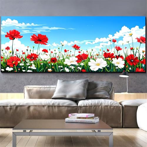 Mefooge Diamond Painting Fleur Géant pour Combattre le Stress du Quotidien